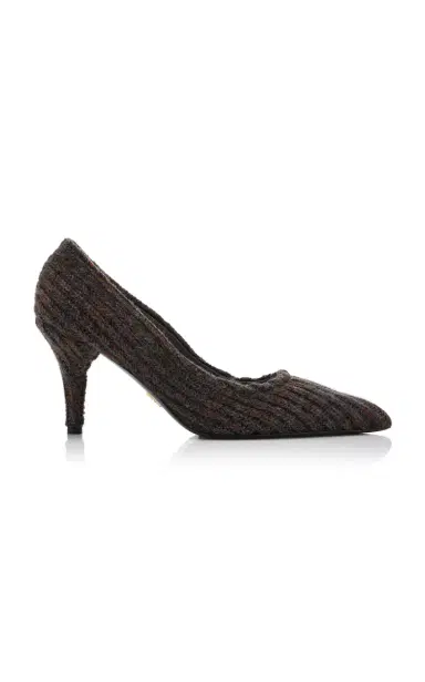 Prada Knit Wool Pumps | Thumbnail 6