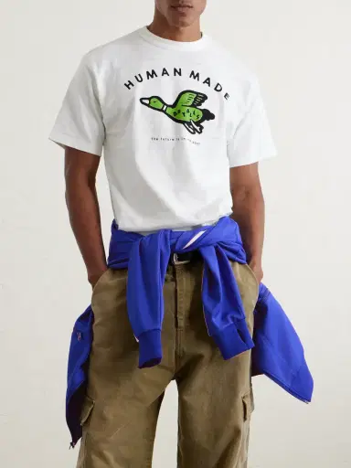 Human Made Logo-Print Cotton-Jersey T-Shirt - Men | Thumbnail 3 Human Made Logo-Print Cotton-Jersey T-Shirt - Men | Thumbnail 3