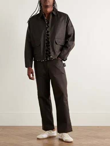 BODE Coach Waxed-Cotton Blouson Jacket - Men | Thumbnail 2