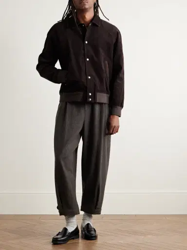 Amomento Tapered Wool Trousers - Men | Thumbnail 2