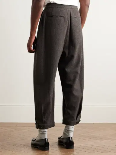 Amomento Tapered Wool Trousers - Men | Thumbnail 4