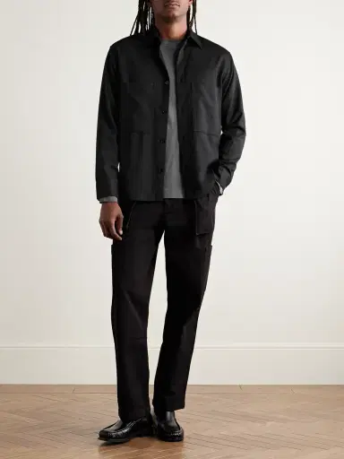 NN07 Freddy 10006 Wool-Blend Twill Overshirt - Men | Thumbnail 2 NN07 Freddy 10006 Wool-Blend Twill Overshirt - Men | Thumbnail 2