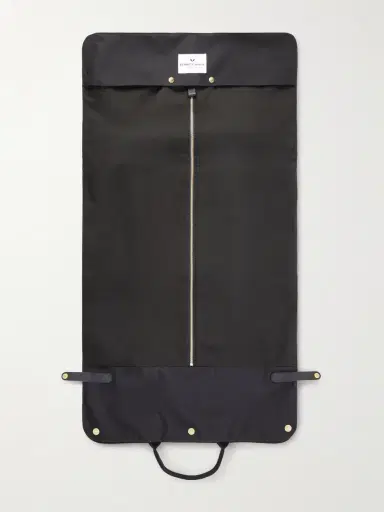 Bennett Winch Trifold Leather-Trimmed Cotton-Canvas Suit Carrier - Men | Thumbnail 4 Bennett Winch Trifold Leather-Trimmed Cotton-Canvas Suit Carrier - Men | Thumbnail 4