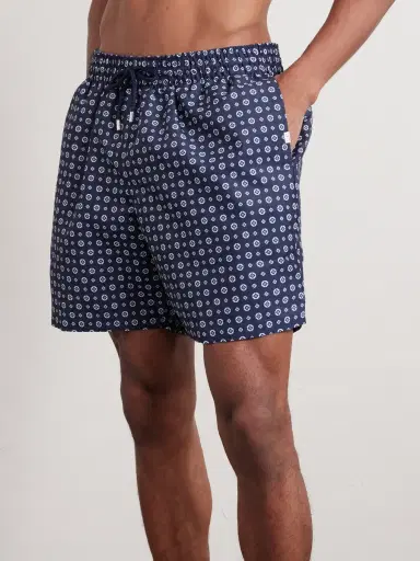 Derek Rose Tropez Straight-Leg Mid-Length Printed Swim Shorts - Men | Thumbnail 2 Derek Rose Tropez Straight-Leg Mid-Length Printed Swim Shorts - Men | Thumbnail 2