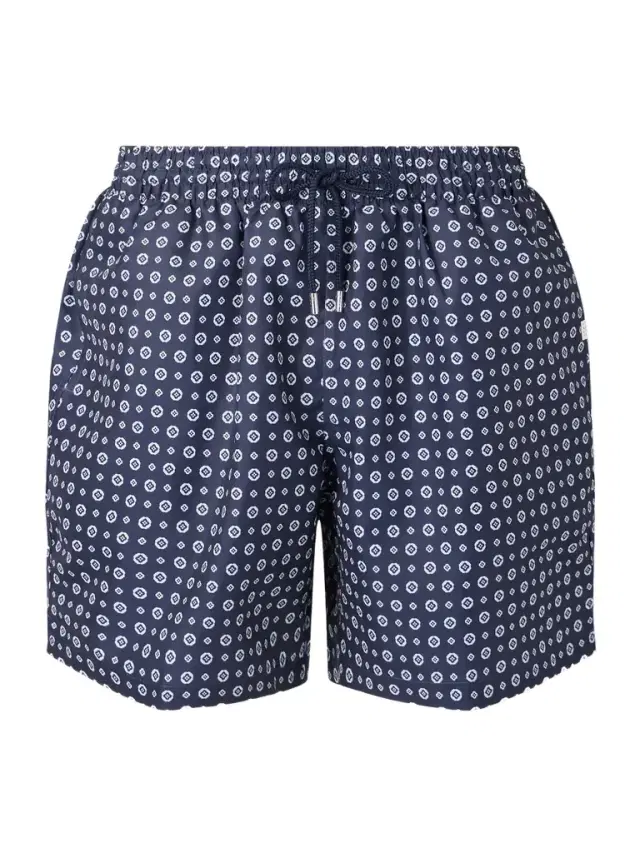 Derek Rose Tropez Straight-Leg Mid-Length Printed Swim Shorts - Men