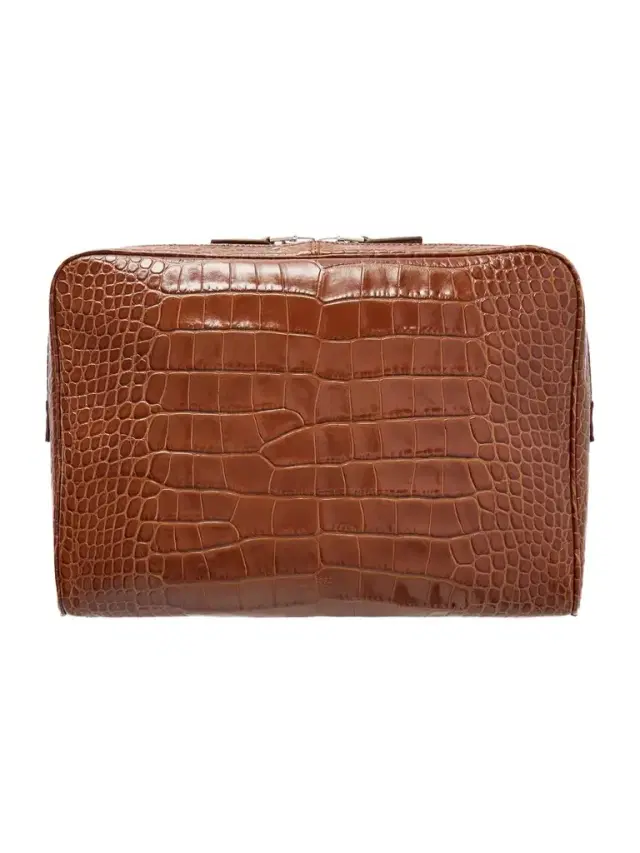 Tom Ford Croc-Effect Leather Pouch - Men