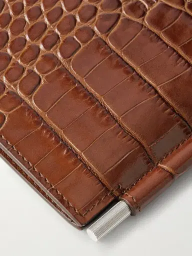 Tom Ford Croc-Effect Leather Billfold Wallet - Men | Thumbnail 3 Tom Ford Croc-Effect Leather Billfold Wallet - Men | Thumbnail 3
