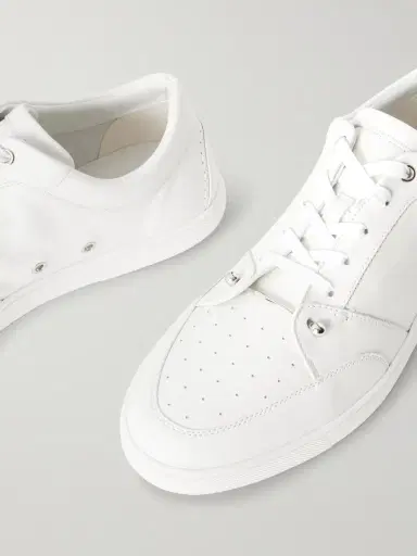 Christian Louboutin Chambelisneak Embellished Perforated Leather Sneakers - Men | Thumbnail 5