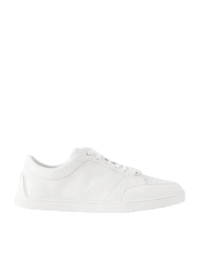 Christian Louboutin Chambelisneak Embellished Perforated Leather Sneakers - Men