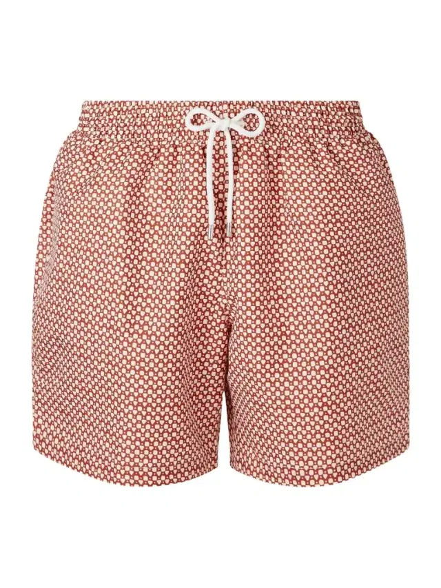 Derek Rose Tropez Straight-Leg Mid-Length Printed Swim Shorts - Men