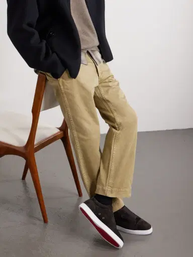 Christian Louboutin St Louis Suede Slip-On Sneakers - Men | Thumbnail 2 Christian Louboutin St Louis Suede Slip-On Sneakers - Men | Thumbnail 2