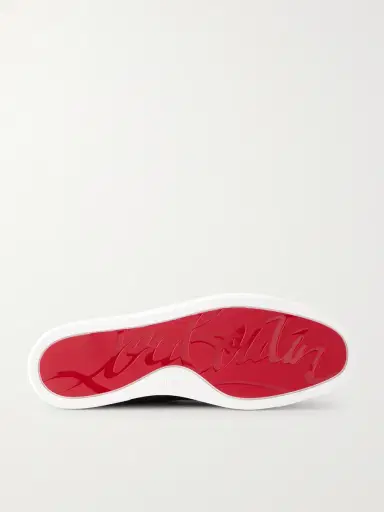 Christian Louboutin St Louis Suede Slip-On Sneakers - Men | Thumbnail 3 Christian Louboutin St Louis Suede Slip-On Sneakers - Men | Thumbnail 3