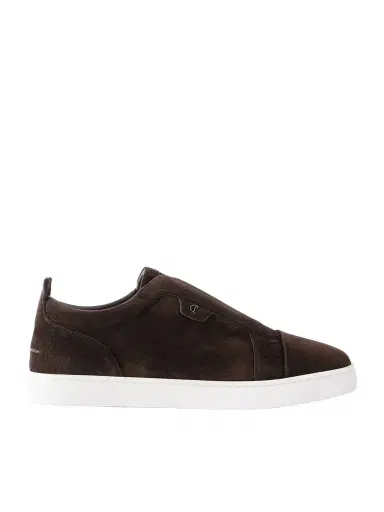 Christian Louboutin St Louis Suede Slip-On Sneakers - Men | Thumbnail 1 Christian Louboutin St Louis Suede Slip-On Sneakers - Men | Thumbnail 1