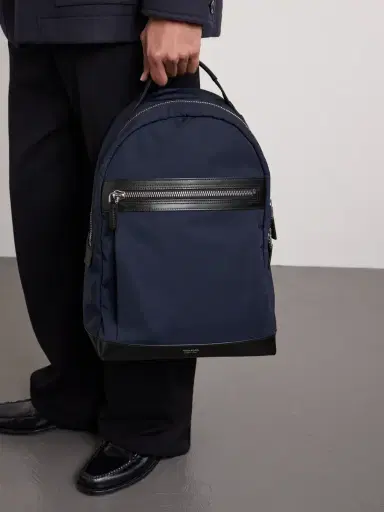 Tom Ford Leather-Trimmed Nylon Backpack - Men | Thumbnail 2 Tom Ford Leather-Trimmed Nylon Backpack - Men | Thumbnail 2