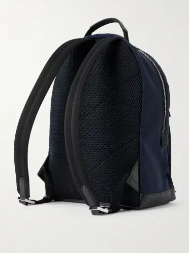 Tom Ford Leather-Trimmed Nylon Backpack - Men | Thumbnail 4 Tom Ford Leather-Trimmed Nylon Backpack - Men | Thumbnail 4