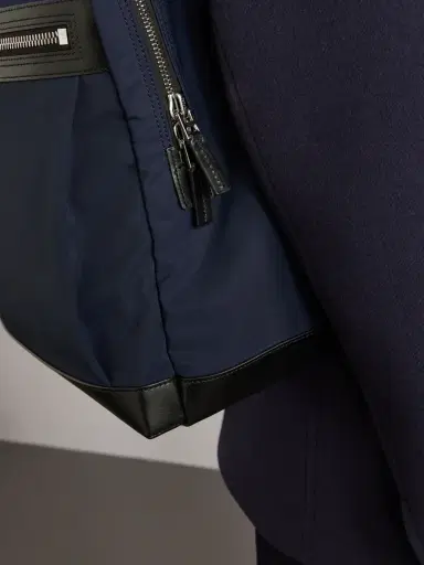 Tom Ford Leather-Trimmed Nylon Backpack - Men | Thumbnail 5 Tom Ford Leather-Trimmed Nylon Backpack - Men | Thumbnail 5