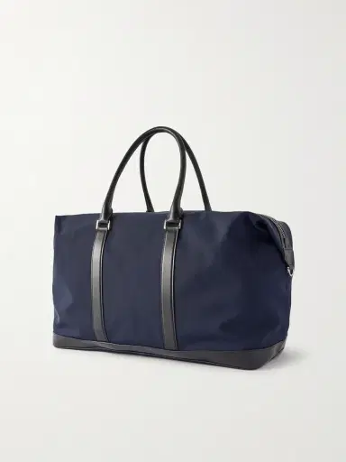 Tom Ford Leather-Trimmed Recycled-Nylon Weekend Bag - Men | Thumbnail 4