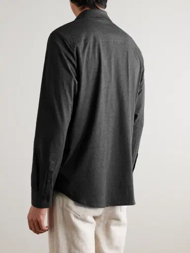 James Perse Supima Cotton-Blend Piqué Polo Shirt - Men | Thumbnail 4 James Perse Supima Cotton-Blend Piqué Polo Shirt - Men | Thumbnail 4