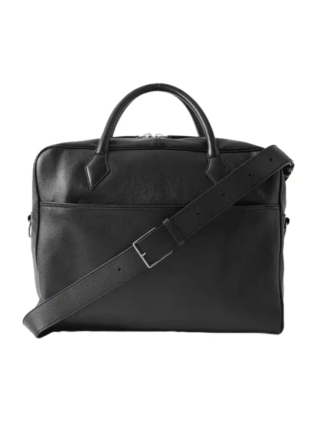 Closer All Day Leather Briefcase - Men