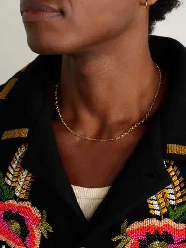 Foundrae Small Graduating Belcher 18-Karat Gold Chain Necklace - Men | Thumbnail 2