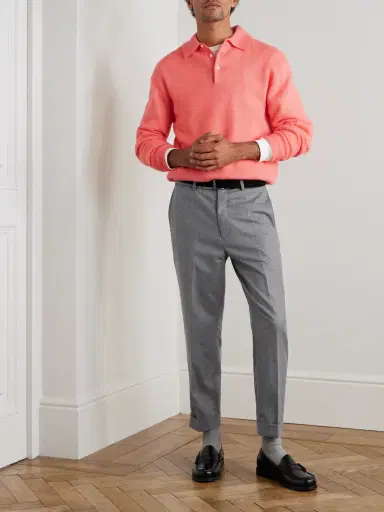 Beams Plus Wool-Blend Polo Shirt - Men | Thumbnail 2