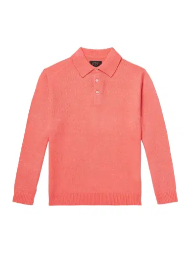 Beams Plus Wool-Blend Polo Shirt - Men | Thumbnail 1