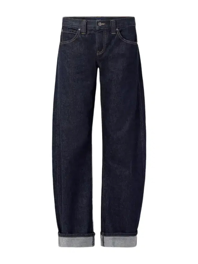 Karo Mid-rise Barrel-leg Jeans