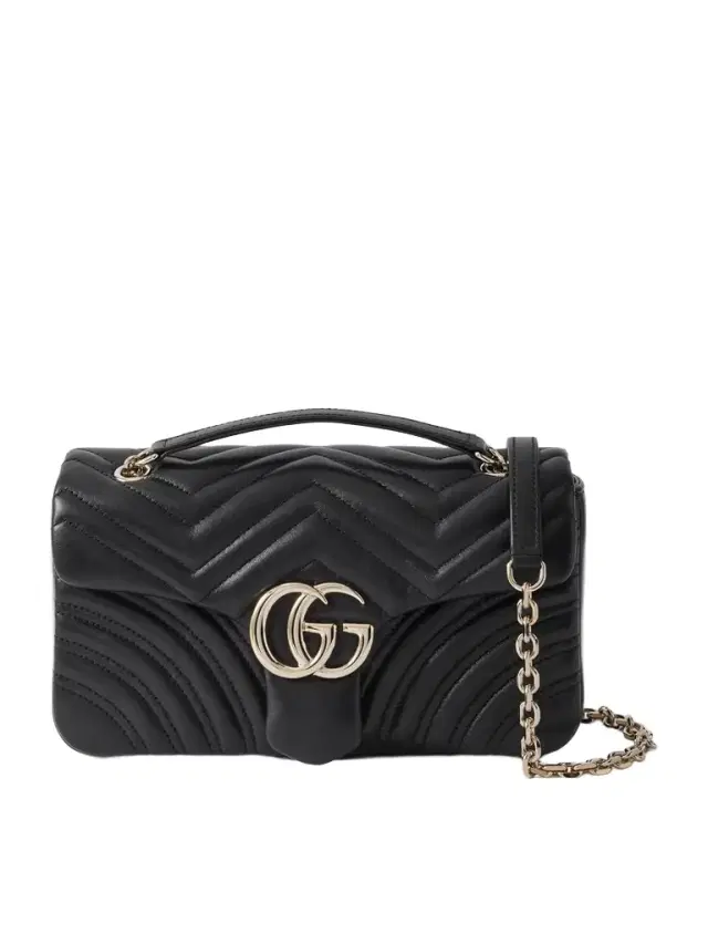 Gg Marmont Quilted Leather Shoulder Bag