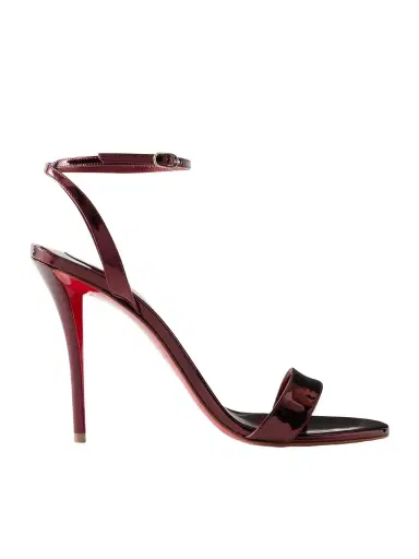 Christian Louboutin Miss Z 100 Metallic Patent Leather Sandals | Thumbnail 1 Christian Louboutin Miss Z 100 Metallic Patent Leather Sandals | Thumbnail 1