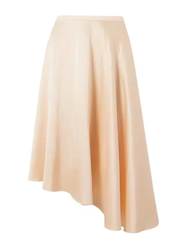 Oly Asymmetric Satin Skirt