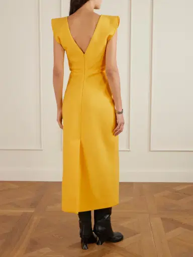 Proenza Schouler Mariam Scuba Midi Dress | Thumbnail 4 Proenza Schouler Mariam Scuba Midi Dress | Thumbnail 4