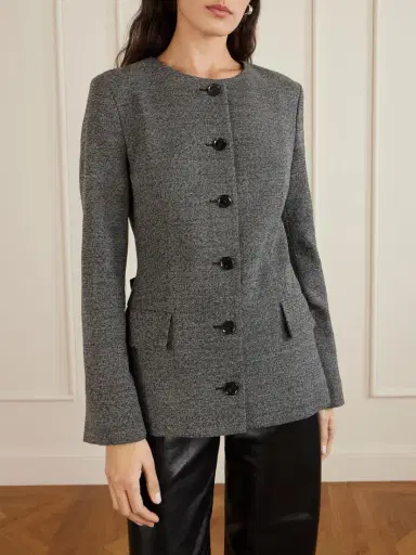 Proenza Schouler Annemarie Mélange Wool-blend Tweed Jacket | Thumbnail 3