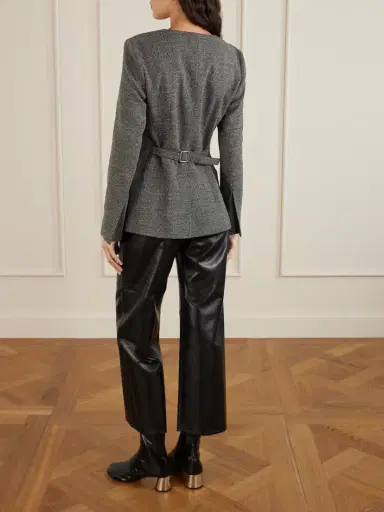 Proenza Schouler Annemarie Mélange Wool-blend Tweed Jacket | Thumbnail 4