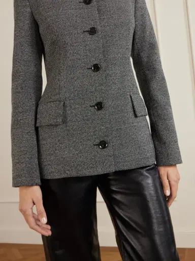 Proenza Schouler Annemarie Mélange Wool-blend Tweed Jacket | Thumbnail 5