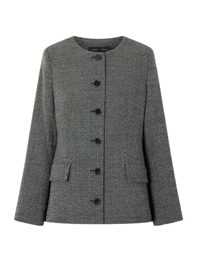 Annemarie Mélange Wool-blend Tweed Jacket