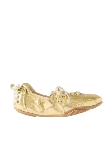 Acne Studios Metallic Leather Sneakers | Thumbnail 1 Acne Studios Metallic Leather Sneakers | Thumbnail 1
