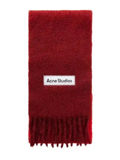 Acne Studios Fringed Appliquéd Felt Scarf | Thumbnail 1