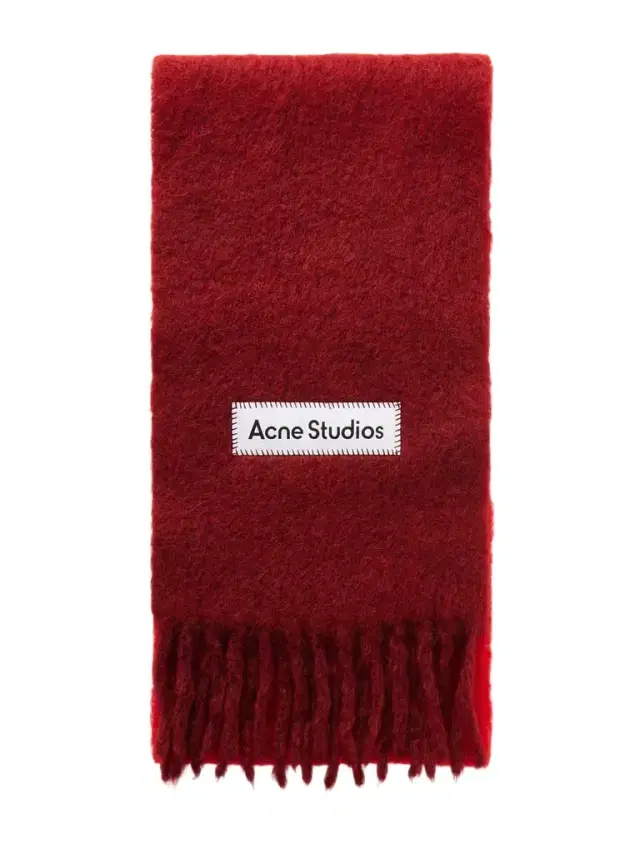 Fringed Appliquéd Felt Scarf