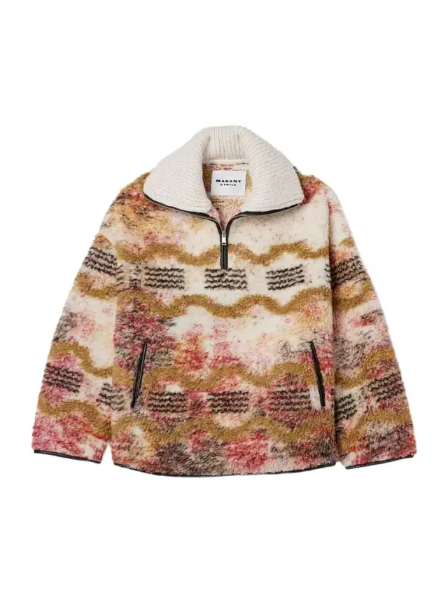 Marner Printed Fleece Half-zip Sweatshirt