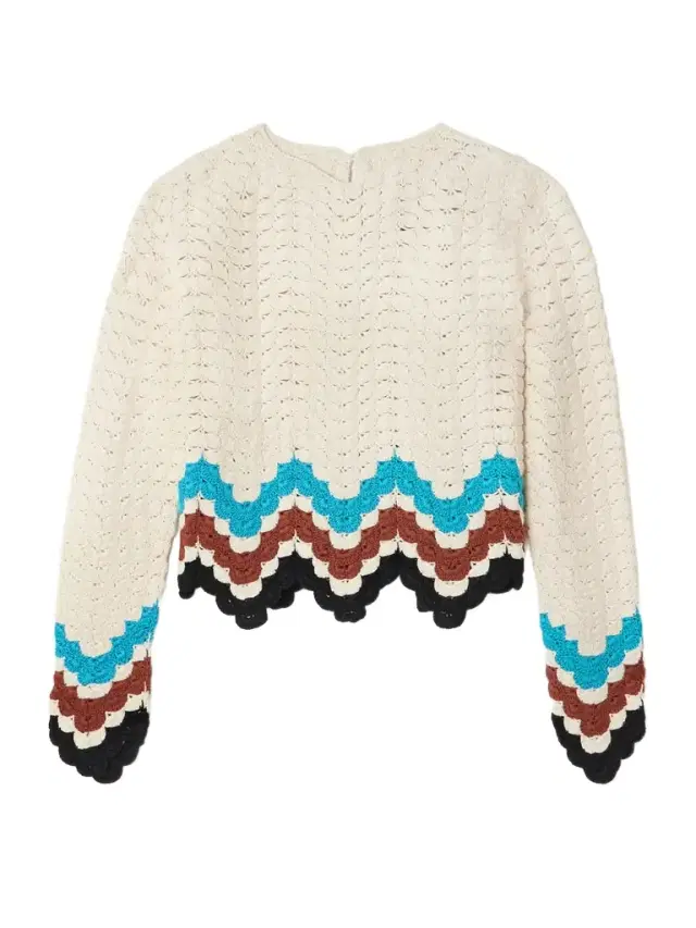 Safi Scalloped Crocheted Cotton Top