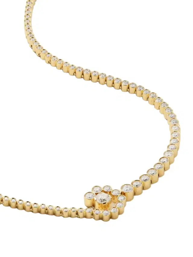 Escargot 18-karat Gold Diamond Necklace