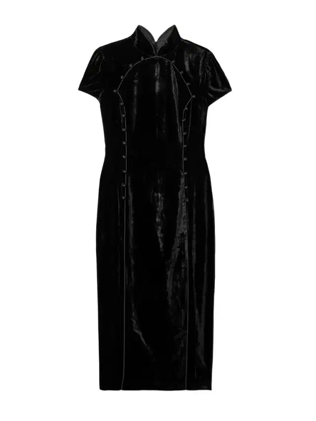 Taro-c Velvet Midi Dress