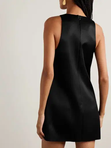 Brandon Maxwell The Joelle Wool And Silk-blend Mini Dress | Thumbnail 3 Brandon Maxwell The Joelle Wool And Silk-blend Mini Dress | Thumbnail 3