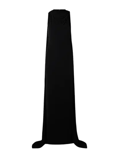 Brandon Maxwell The Presley Cape-effect Draped Stretch-jersey Gown | Thumbnail 1 Brandon Maxwell The Presley Cape-effect Draped Stretch-jersey Gown | Thumbnail 1