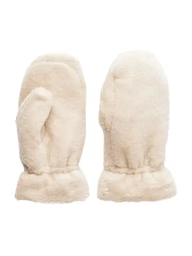 Moncler Embroidered Fleece Gloves | Thumbnail 1 Moncler Embroidered Fleece Gloves | Thumbnail 1