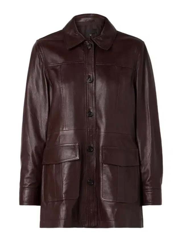 Emmylou Paneled Leather Jacket