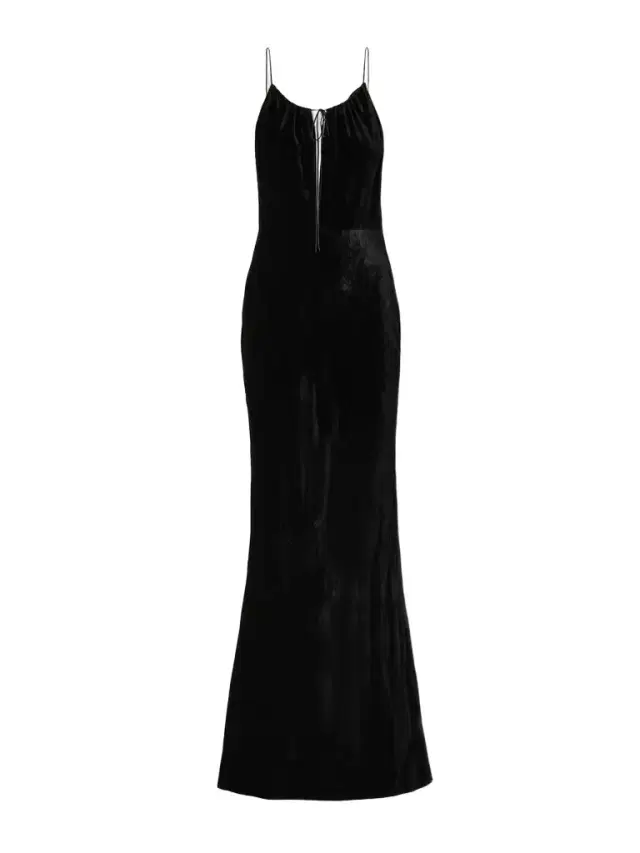 Maxime Cutout Velvet Maxi Dress