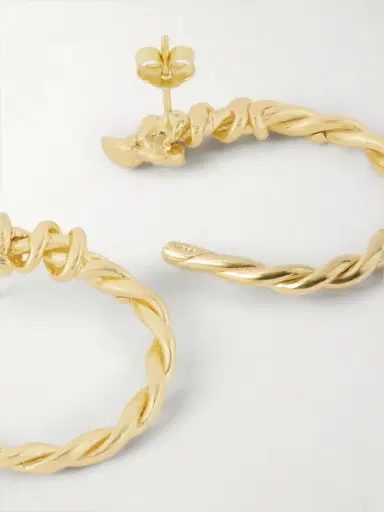 YSSO Snake Gold-plated Hoop Earrings | Thumbnail 3 YSSO Snake Gold-plated Hoop Earrings | Thumbnail 3