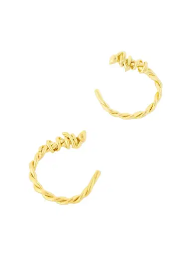 YSSO Snake Gold-plated Hoop Earrings | Thumbnail 1 YSSO Snake Gold-plated Hoop Earrings | Thumbnail 1