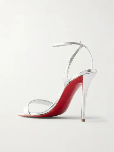 Christian Louboutin Miss Z 100 Metallic Leather Sandals | Thumbnail 3 Christian Louboutin Miss Z 100 Metallic Leather Sandals | Thumbnail 3